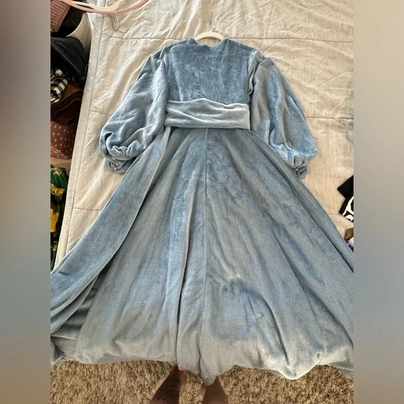 Catherine D’Lish Softest Blue Felicia Supreme Dressing Gown/Robe size Medium - Picture 5 of 6